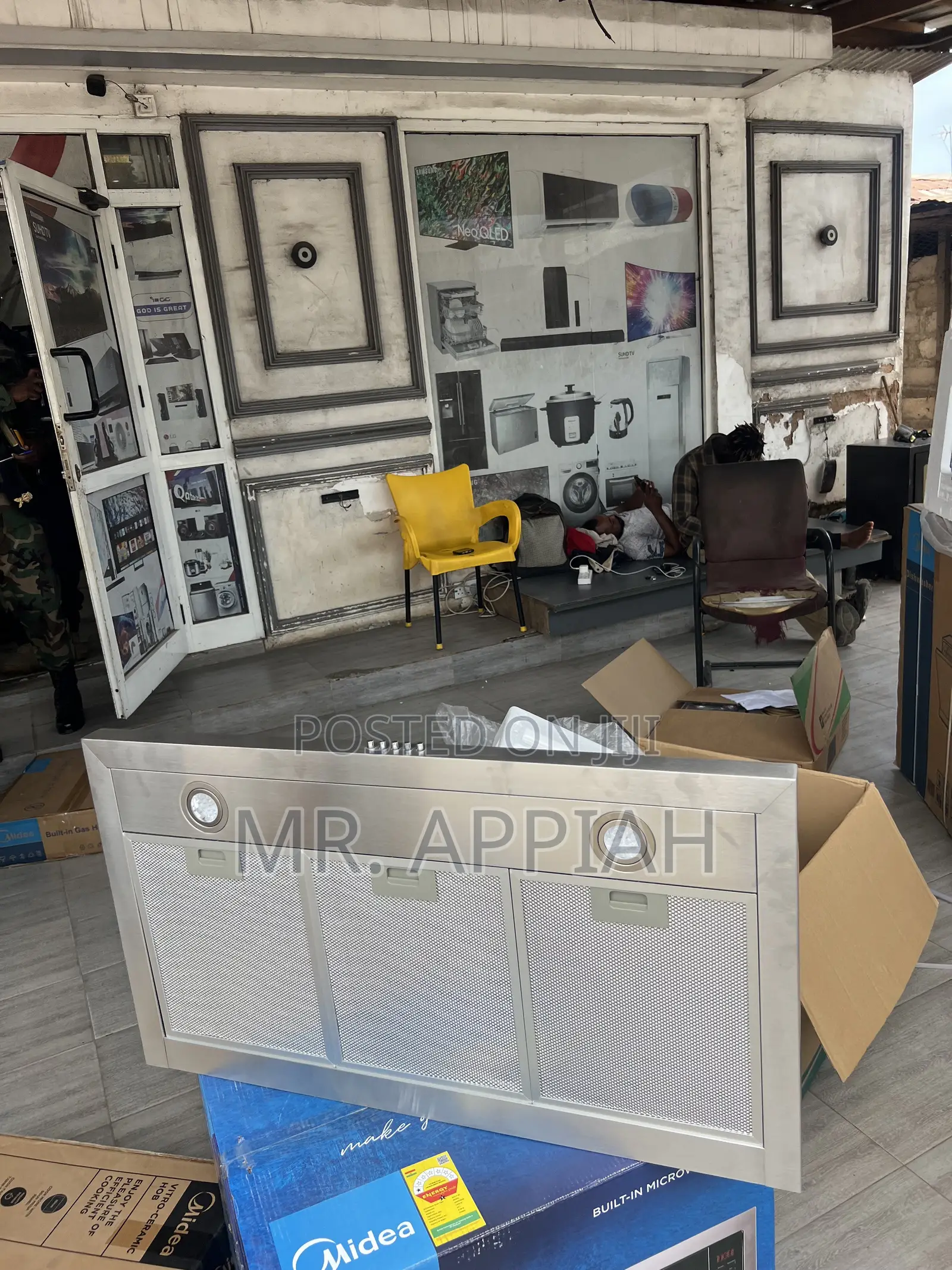 Get Premium Midea 90cm T-Shape Heat Extractor(90M21-S)