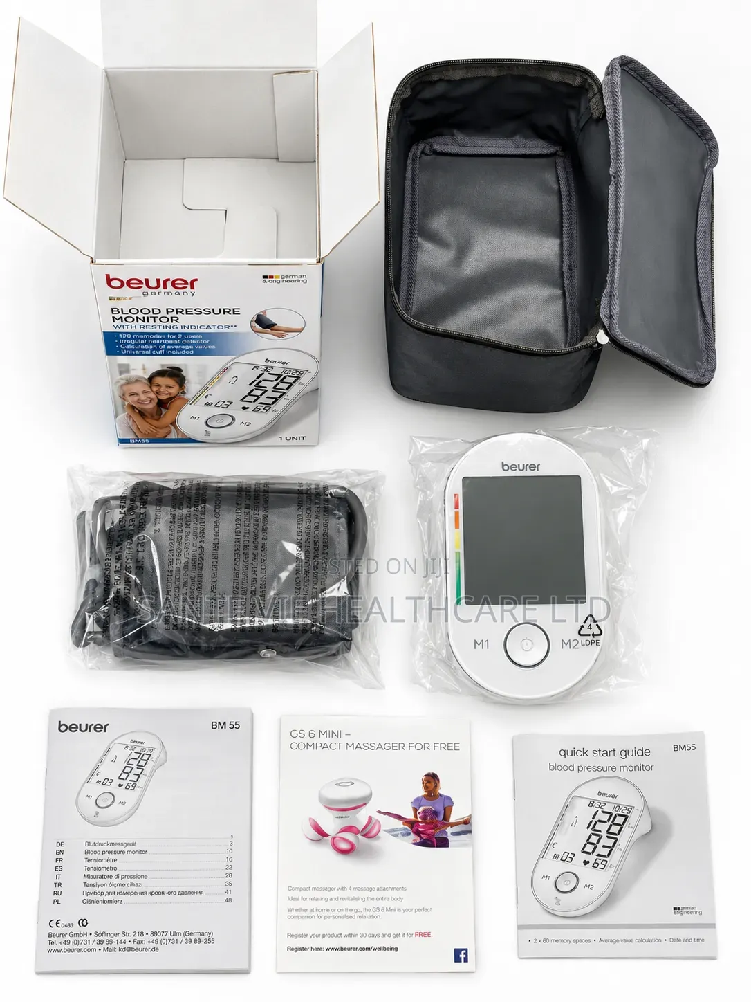 Breuer Bm55 German Blood Pressure Monitor