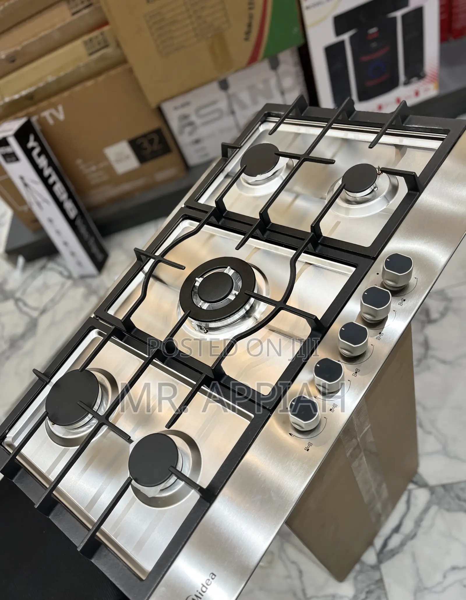 Choose Classic Midea 90G50ME 5 Gas Hob(Gray)90cm 