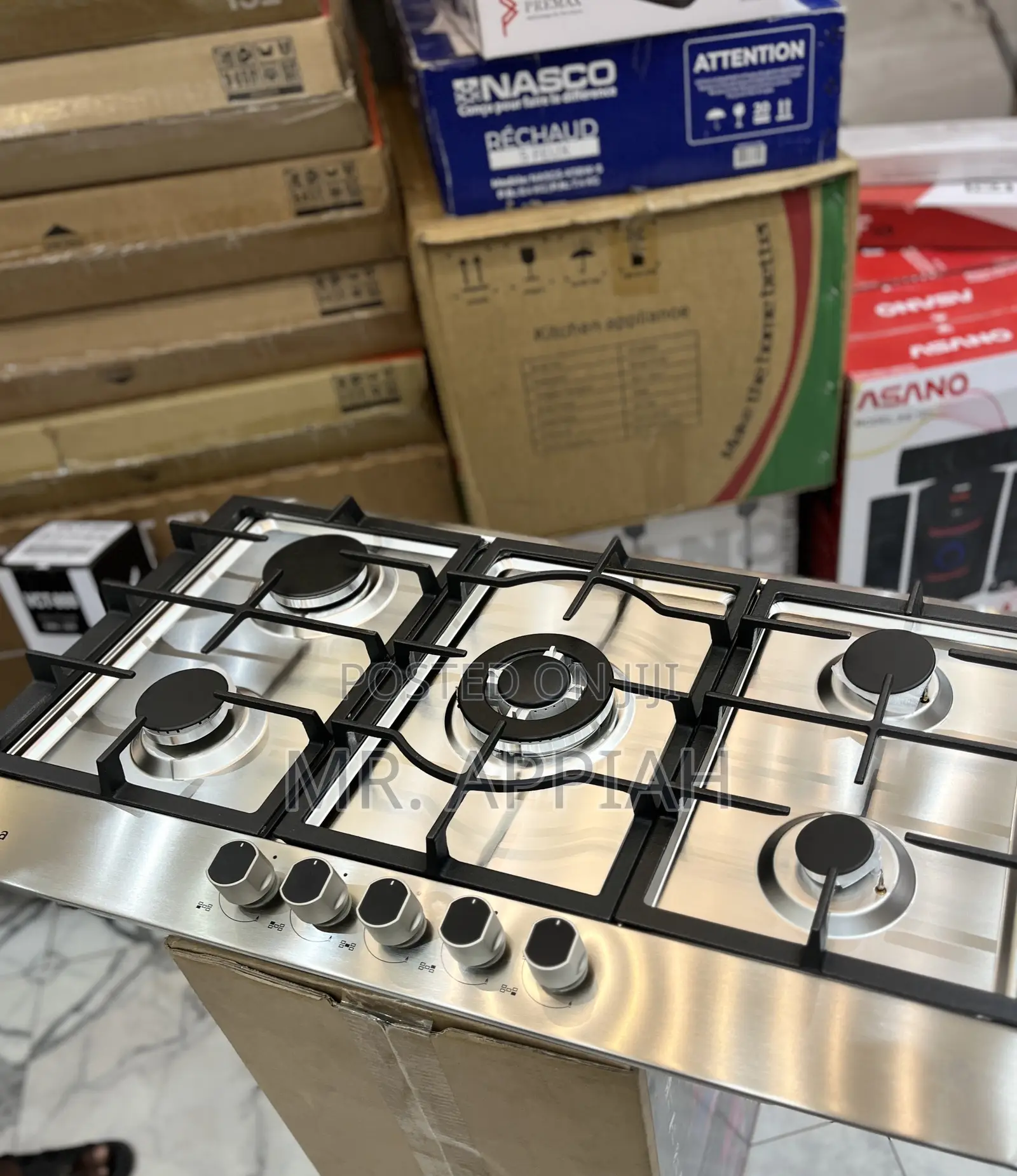 Choose Classic Midea 90G50ME 5 Gas Hob(Gray)90cm 