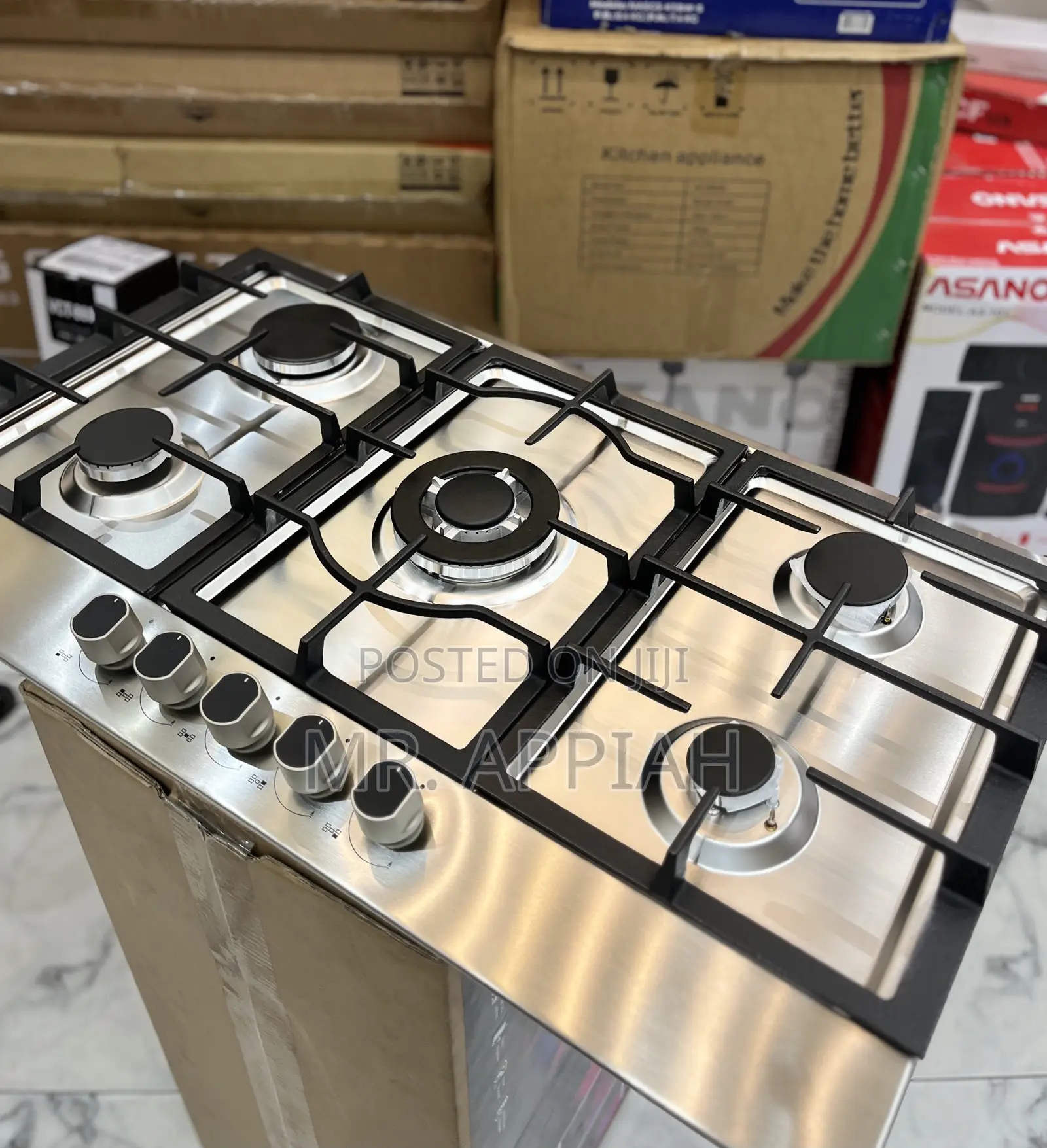 Super Classic Midea 90G50ME 90cm 5 Gas Hob(Gray) 