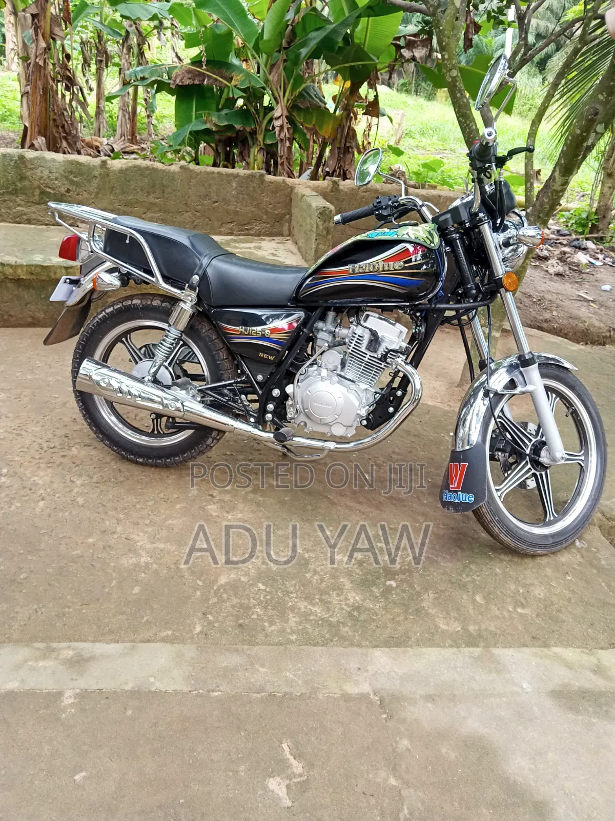 New Haojue HJ125-8K 2025 Black