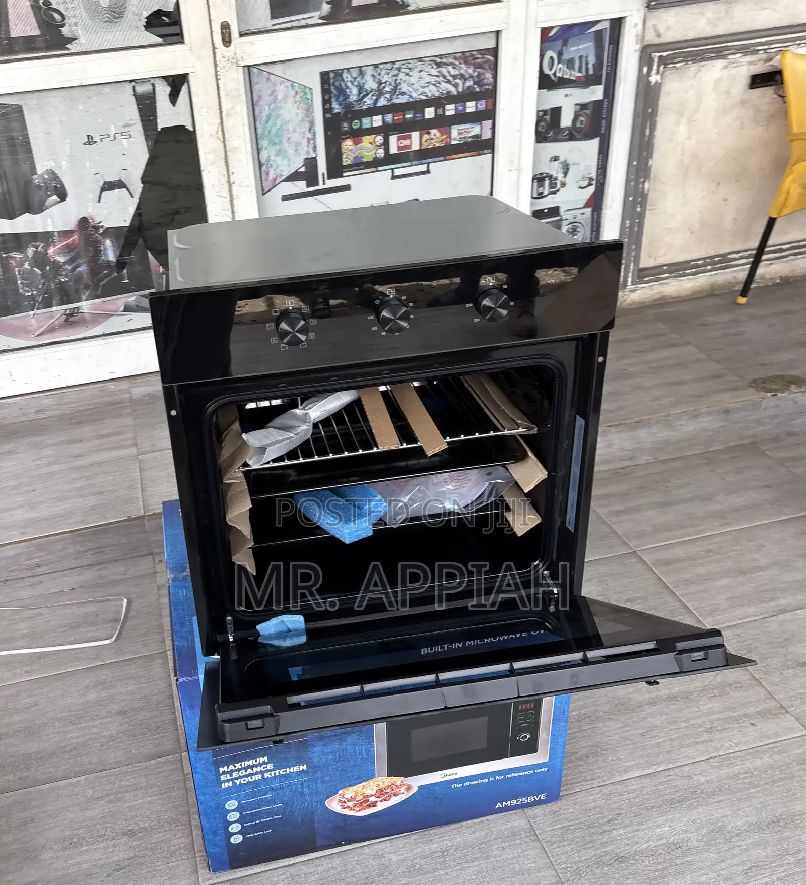 Check Out Affordable Midea 60cm Built in Tempered Glass Oven(Black)