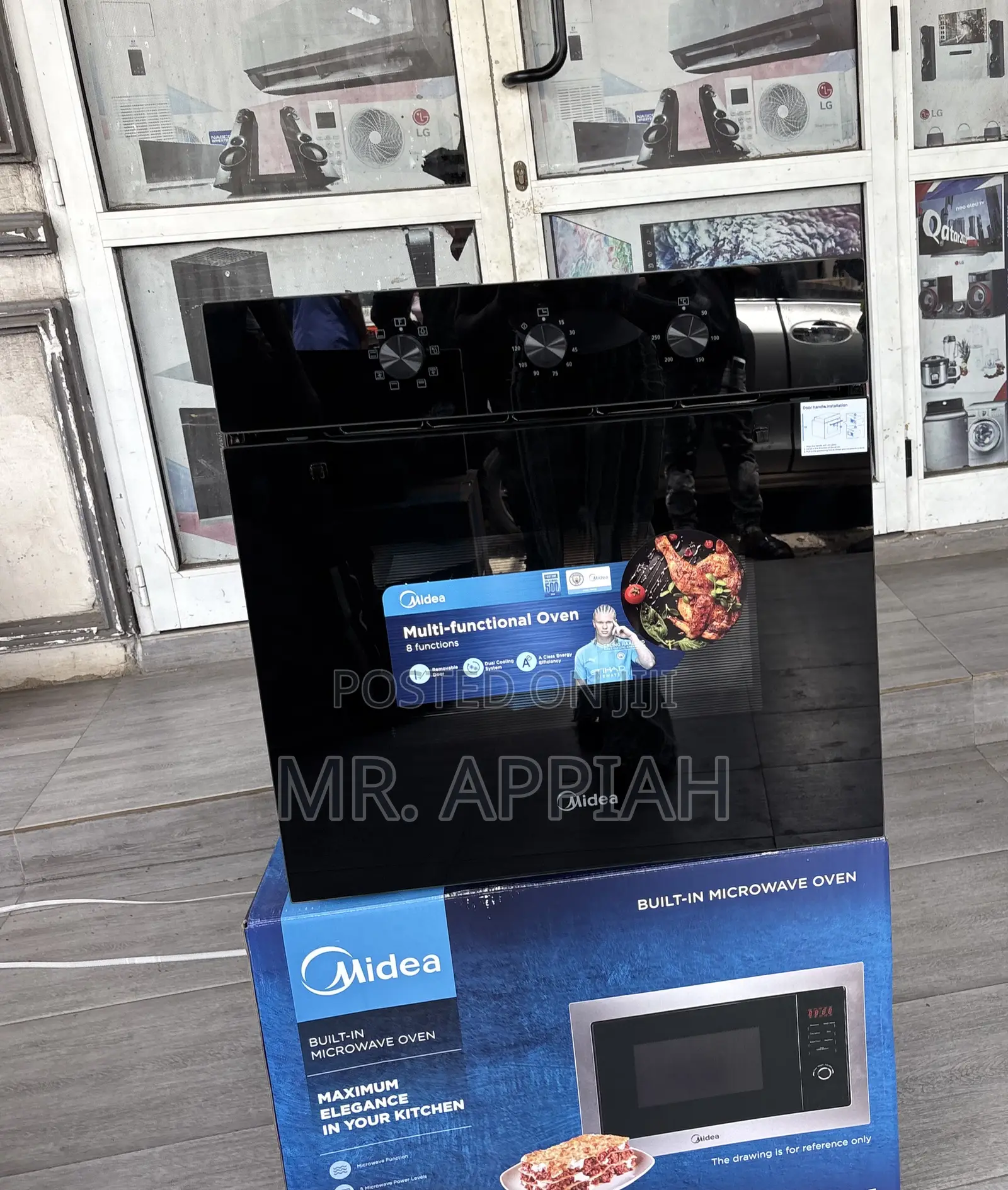 Get Premium Midea 60cm Stainless Steel Oven(Tempered Glass).