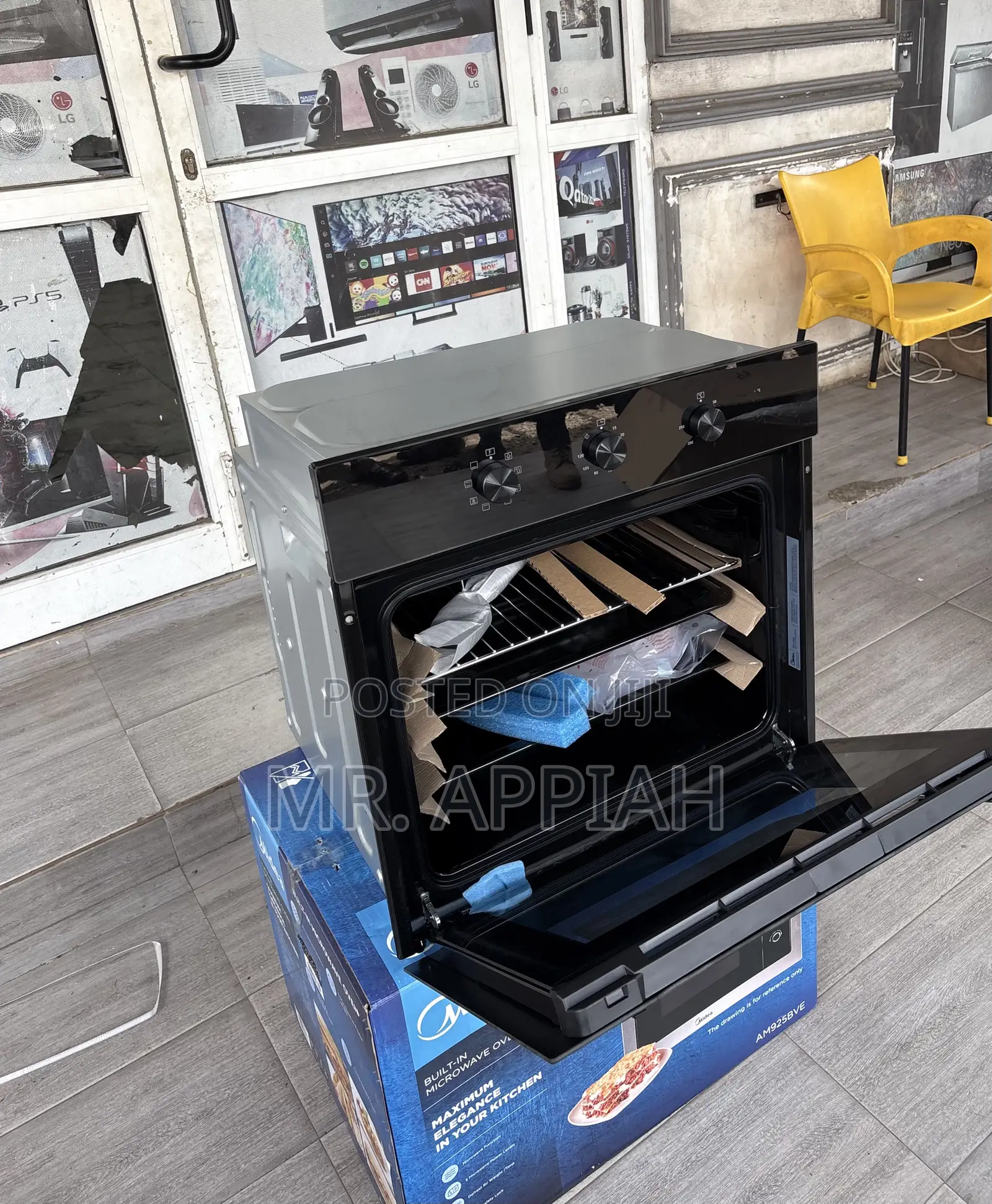 Get Premium Midea 60cm Stainless Steel Oven(Tempered Glass).