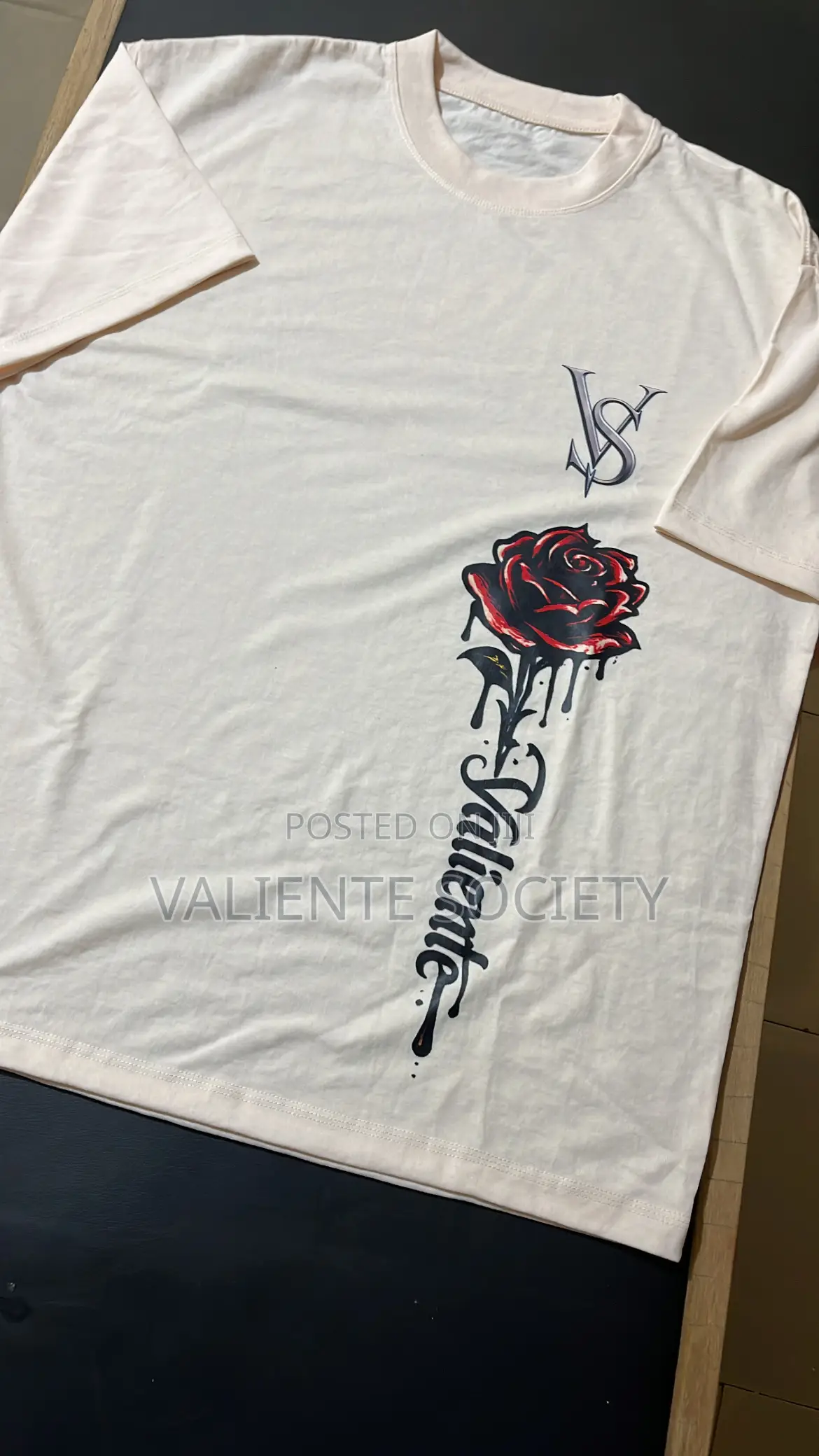 Valiente Society Oversized Cotton T-Shirt | Premium Streetwear