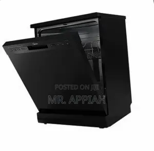 Sleek Black Midea WQP14-W7703(B) Dishwasher 