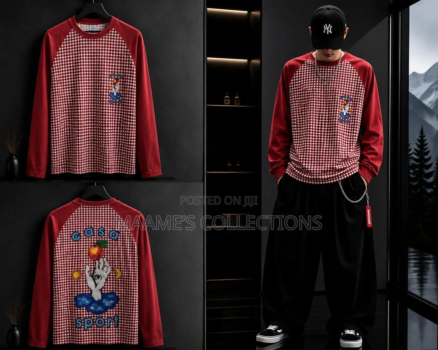 Premium Men’s Graphic Long Sleeve Streetwear T-Shirt