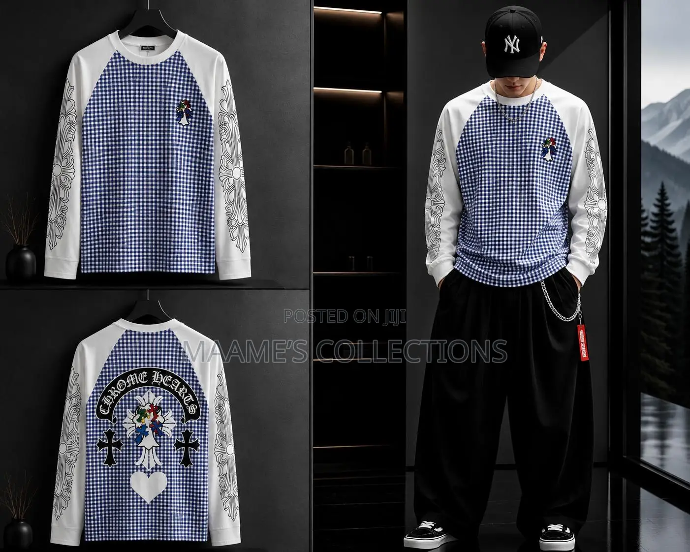 Premium Men’s Graphic Long Sleeve Streetwear T-Shirt