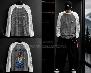 Premium Men’s Graphic Long Sleeve Streetwear T-Shirt