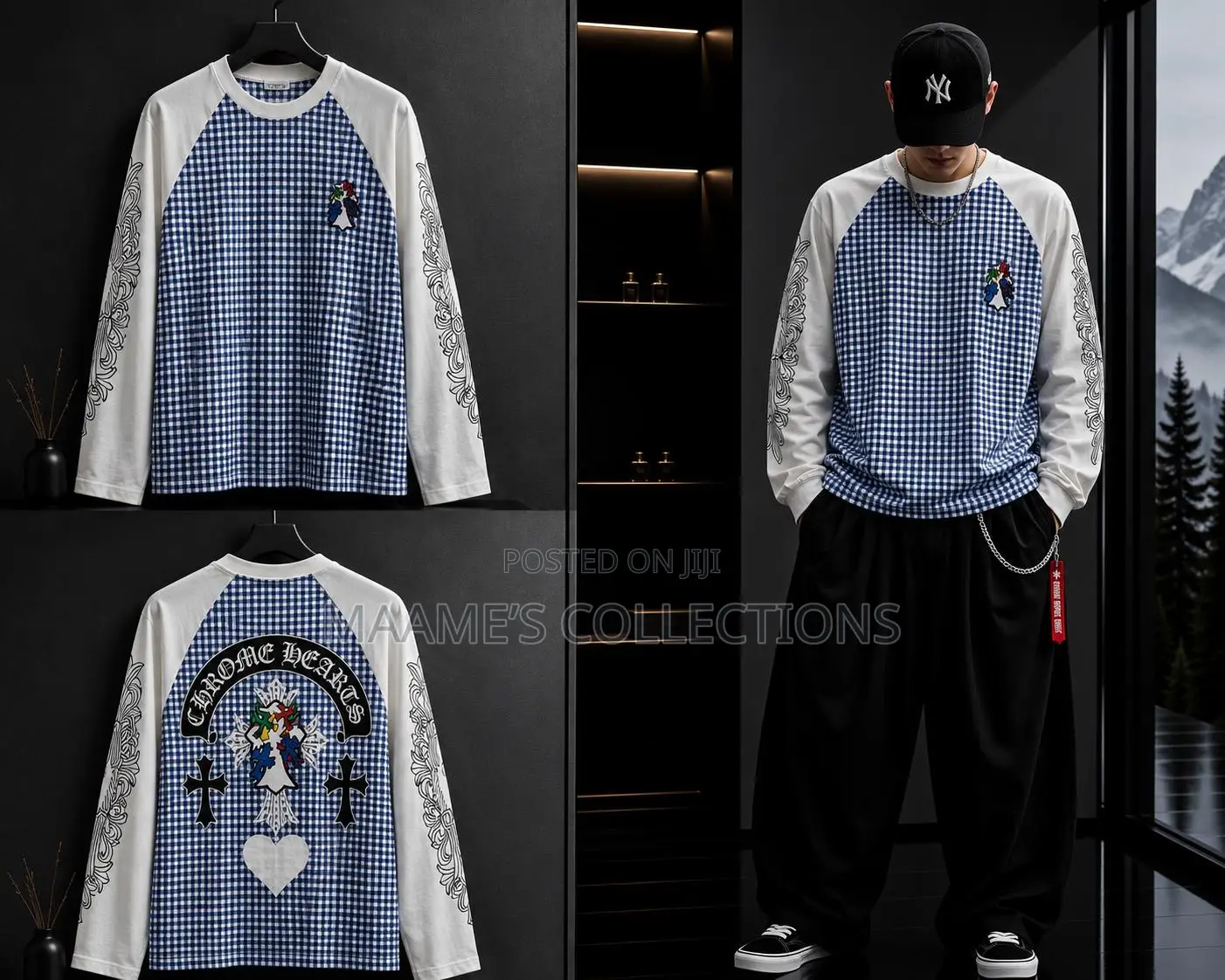 Premium Men’s Graphic Long Sleeve Streetwear T-Shirt