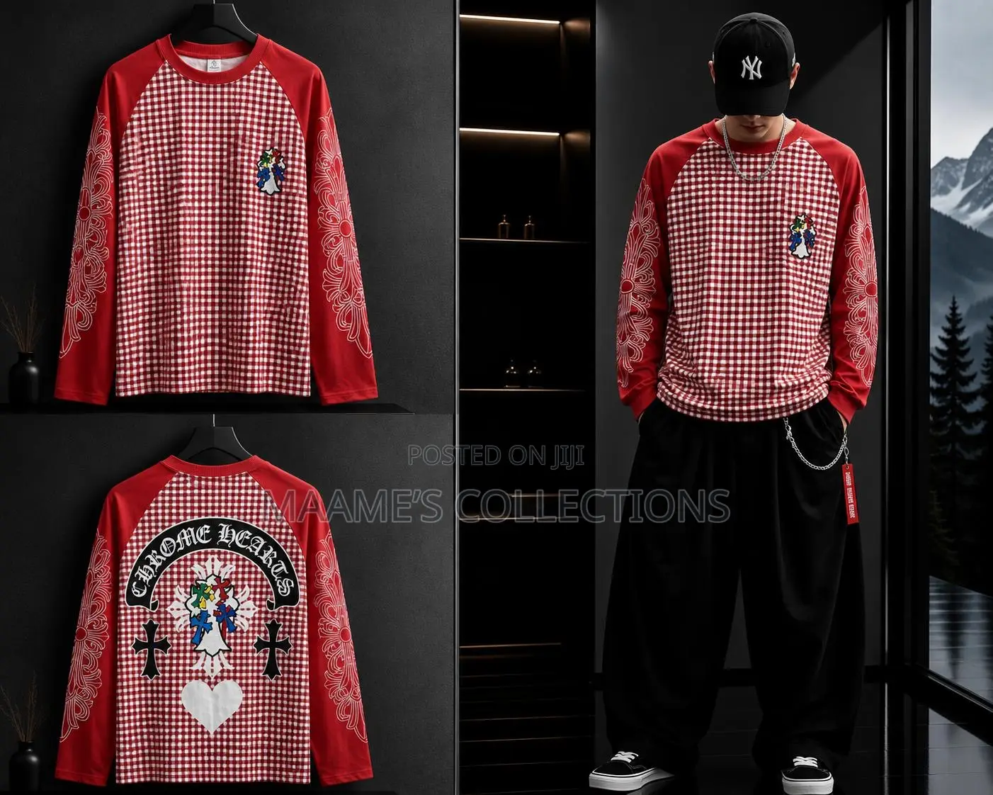 Premium Men’s Graphic Long Sleeve Streetwear T-Shirt