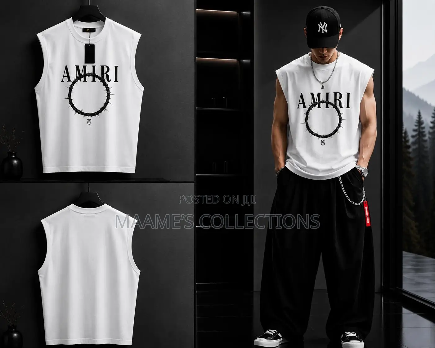 Premium Men’s Graphic Sleeveless Tank Top