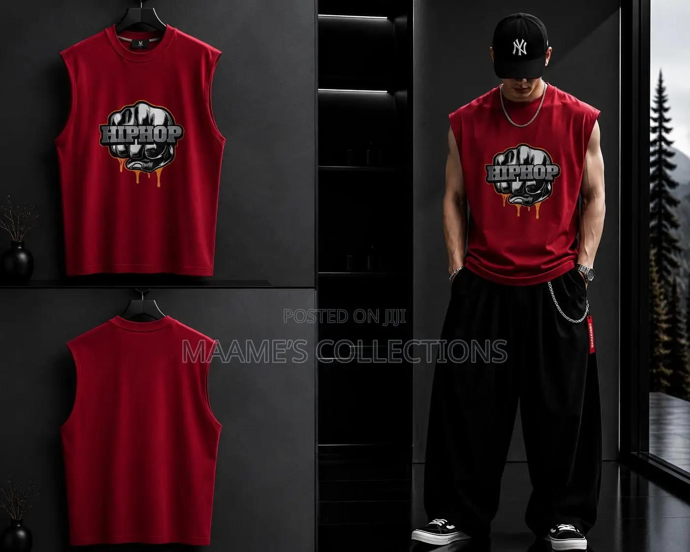 Premium Men’s Graphic Sleeveless Tank Top