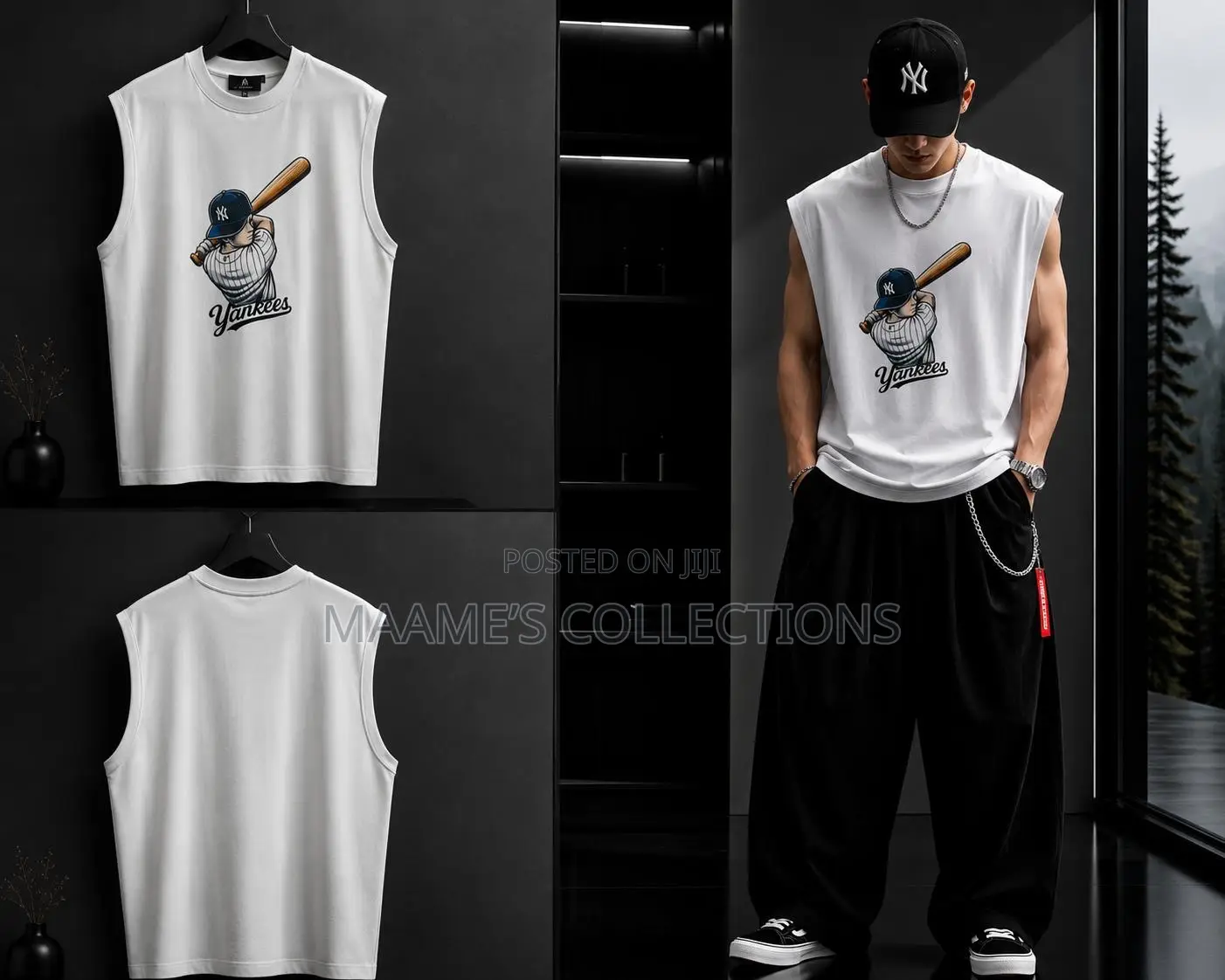 Premium Men’s Graphic Sleeveless Tank Top