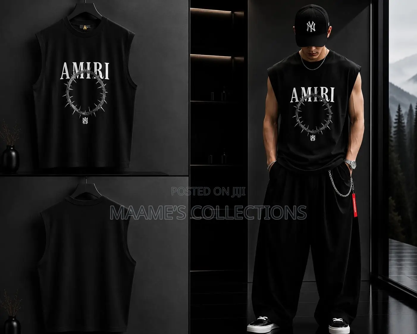 Premium Men’s Graphic Sleeveless Tank Top