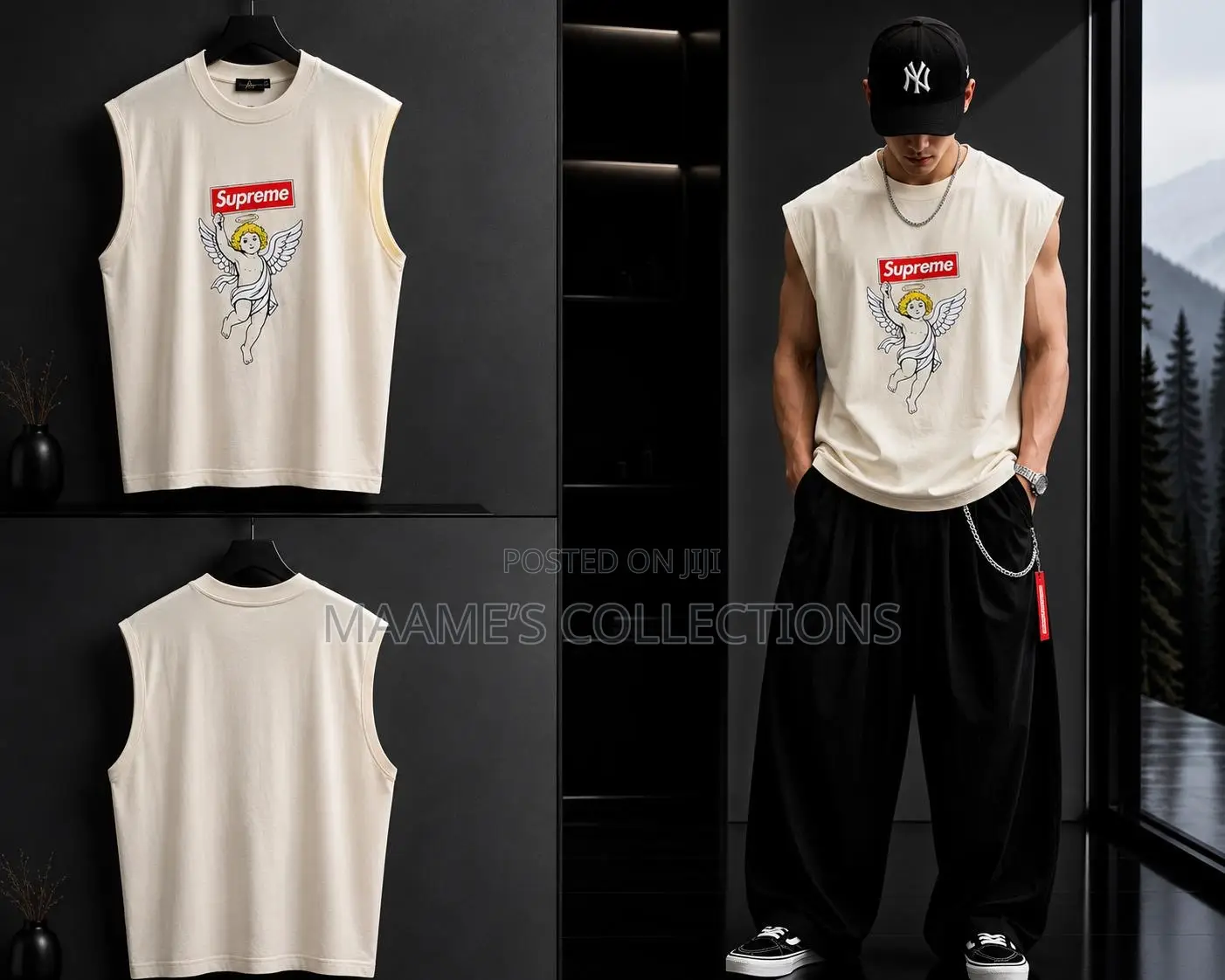Premium Men’s Graphic Sleeveless Tank Top