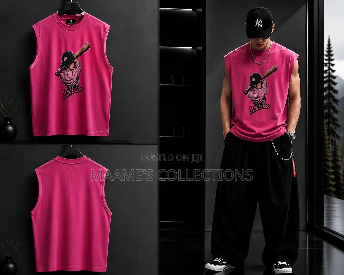 Premium Men’s Graphic Sleeveless Tank Top