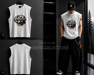 Premium Men’s Graphic Sleeveless Tank Top