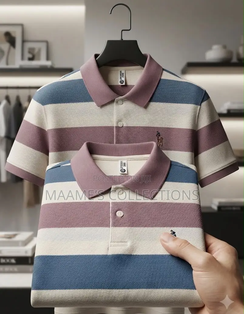 Lacoste Men’s Premium Striped Polo Shirt