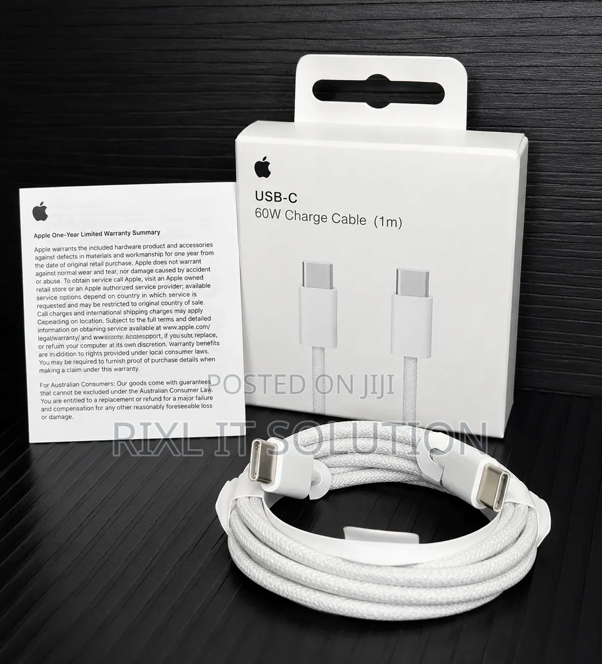 Original Apple USB-C 60W Charge Cable 1m Brand New Genuine