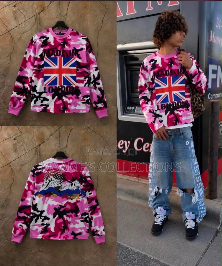 Men’s Trendy Sweatshirts Layered Long Sleeve Shirts/ Tops