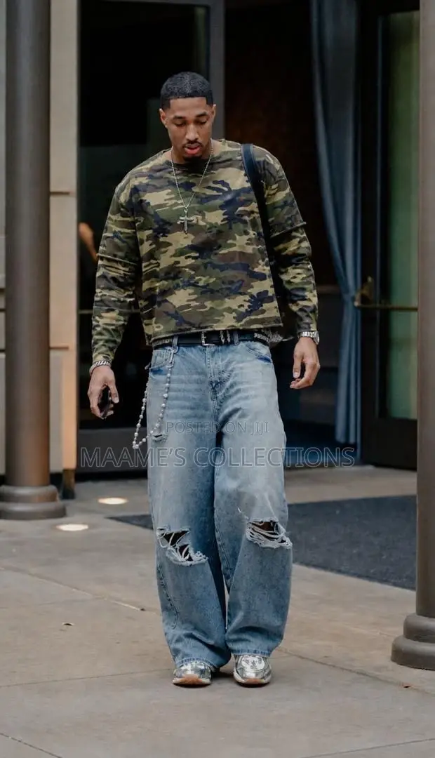 Men’s Trendy Sweatshirts Layered Long Sleeve Shirts/ Tops