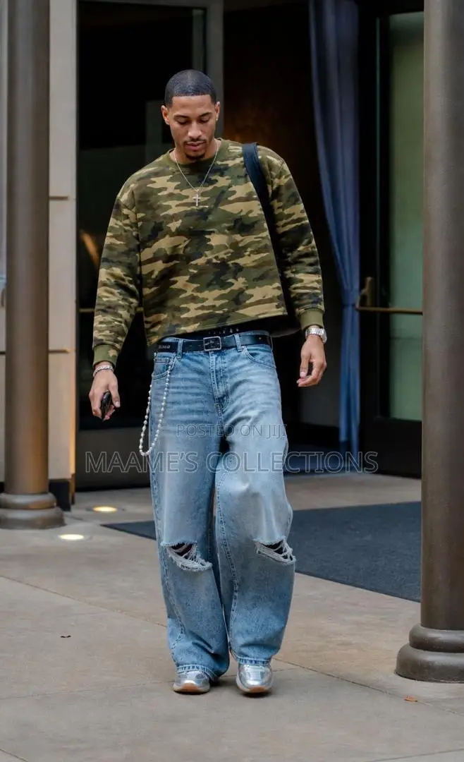 Men’s Trendy Sweatshirts Layered Long Sleeve Shirts/ Tops