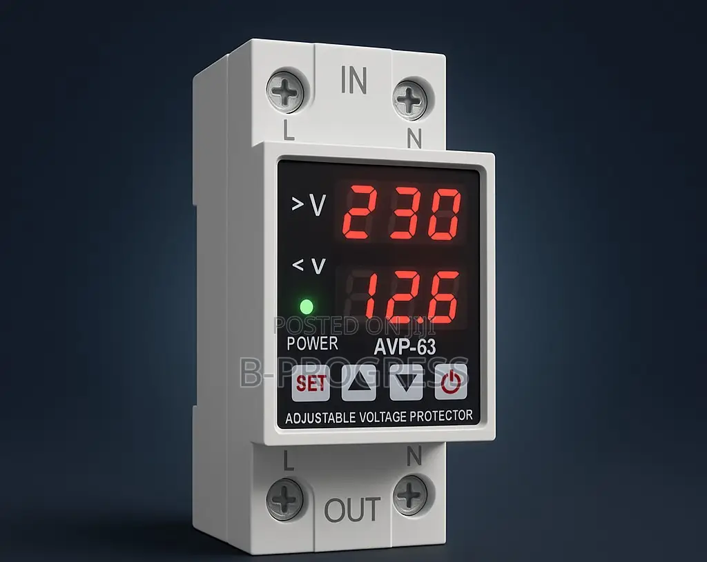 63a/100a Voltage Current Protector | 1 3-Phase | Over/Under Volt