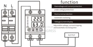63a/100a Voltage Current Protector | 1 3-Phase | Over/Under Volt
