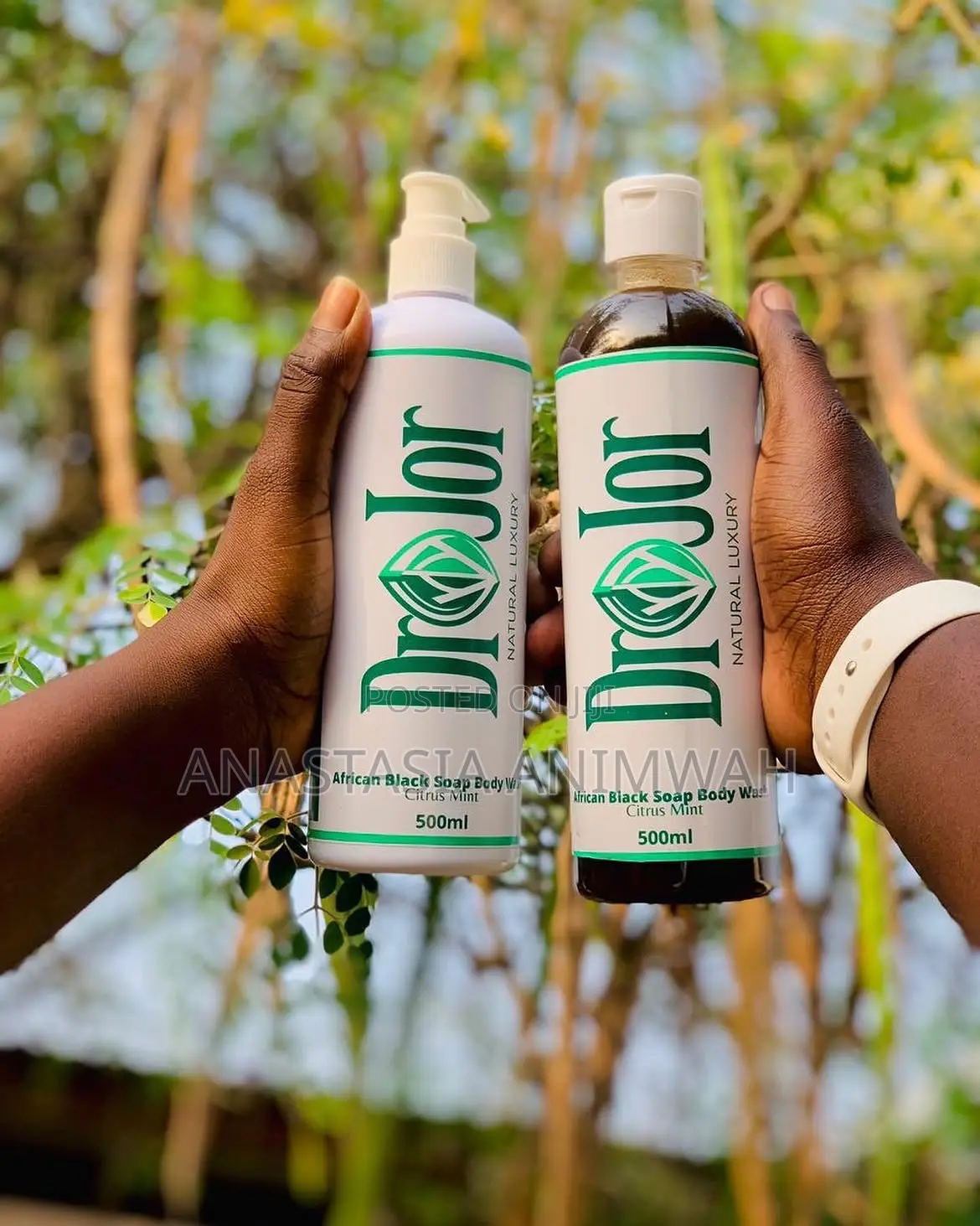 Drojor African Black Soap Body Wash - 500ml