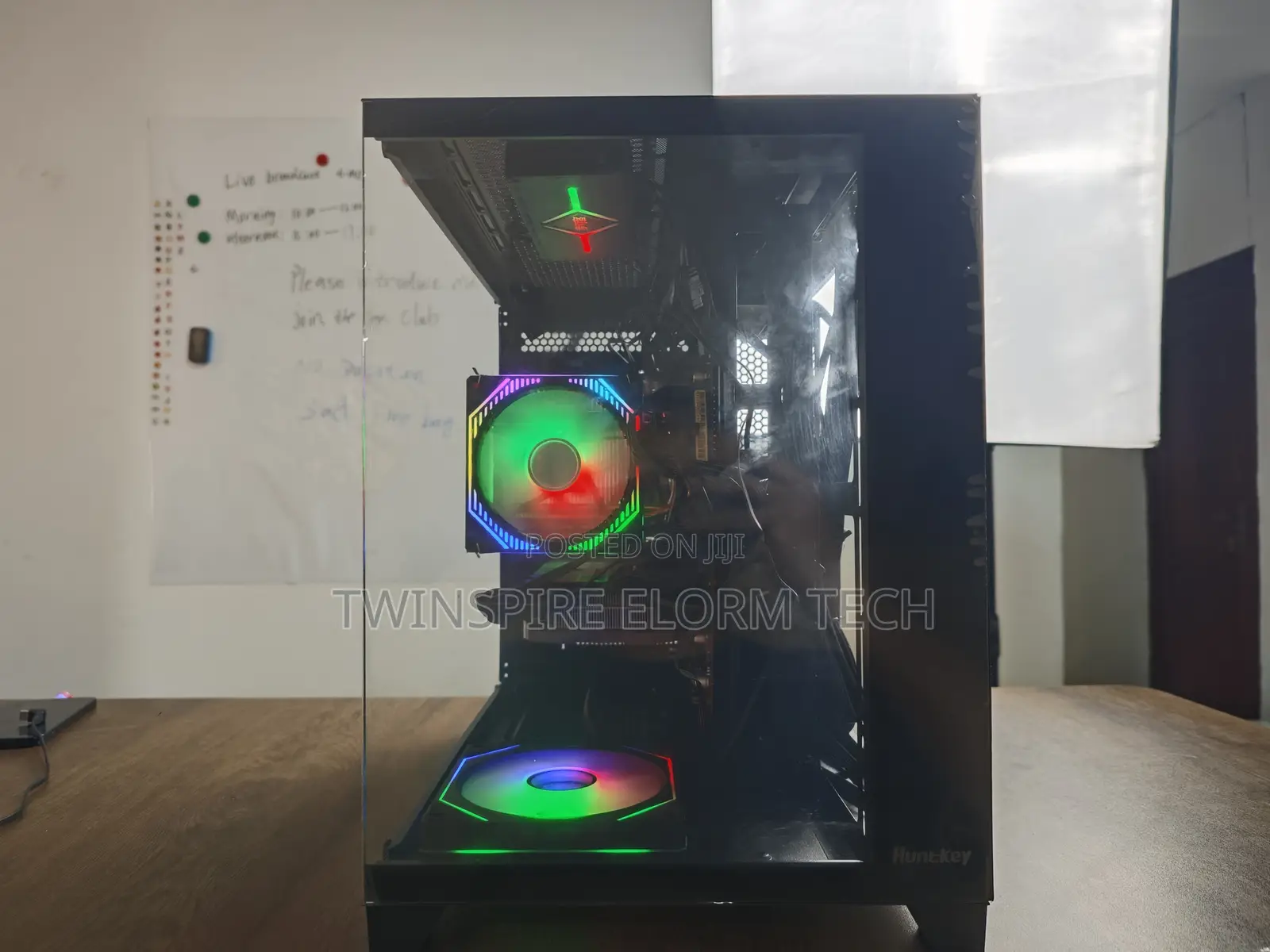 Ocean View Room Computer Case PC MATX Pillarless Gaming 920 White