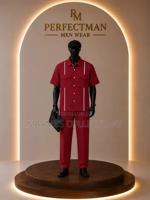 Premium Perfect Men’s Shirt and Trouser Co-Ord 2-Piece Set