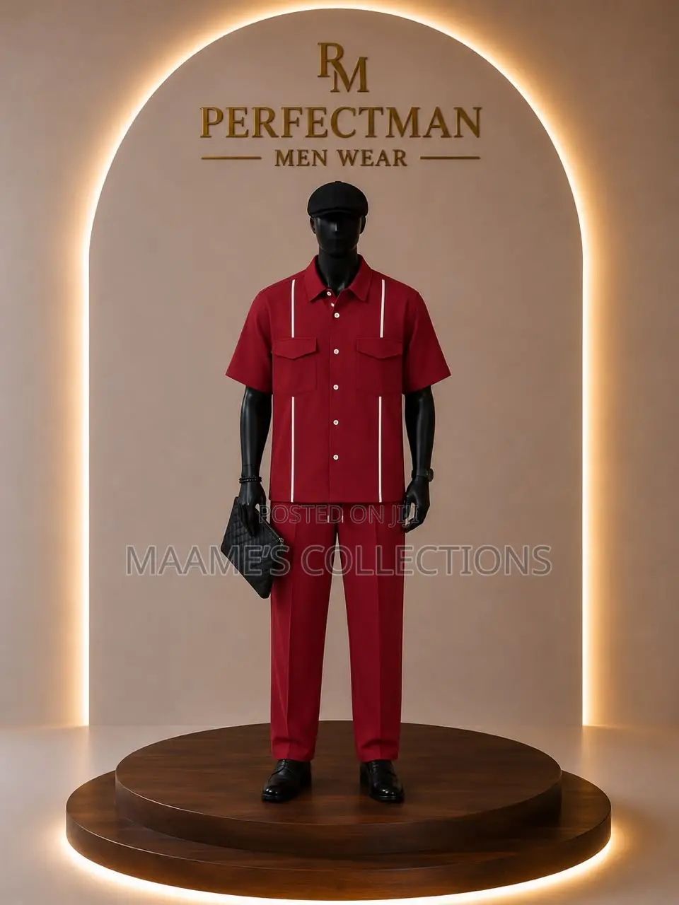 Premium Perfect Men’s Shirt and Trouser Co-Ord 2-Piece Set
