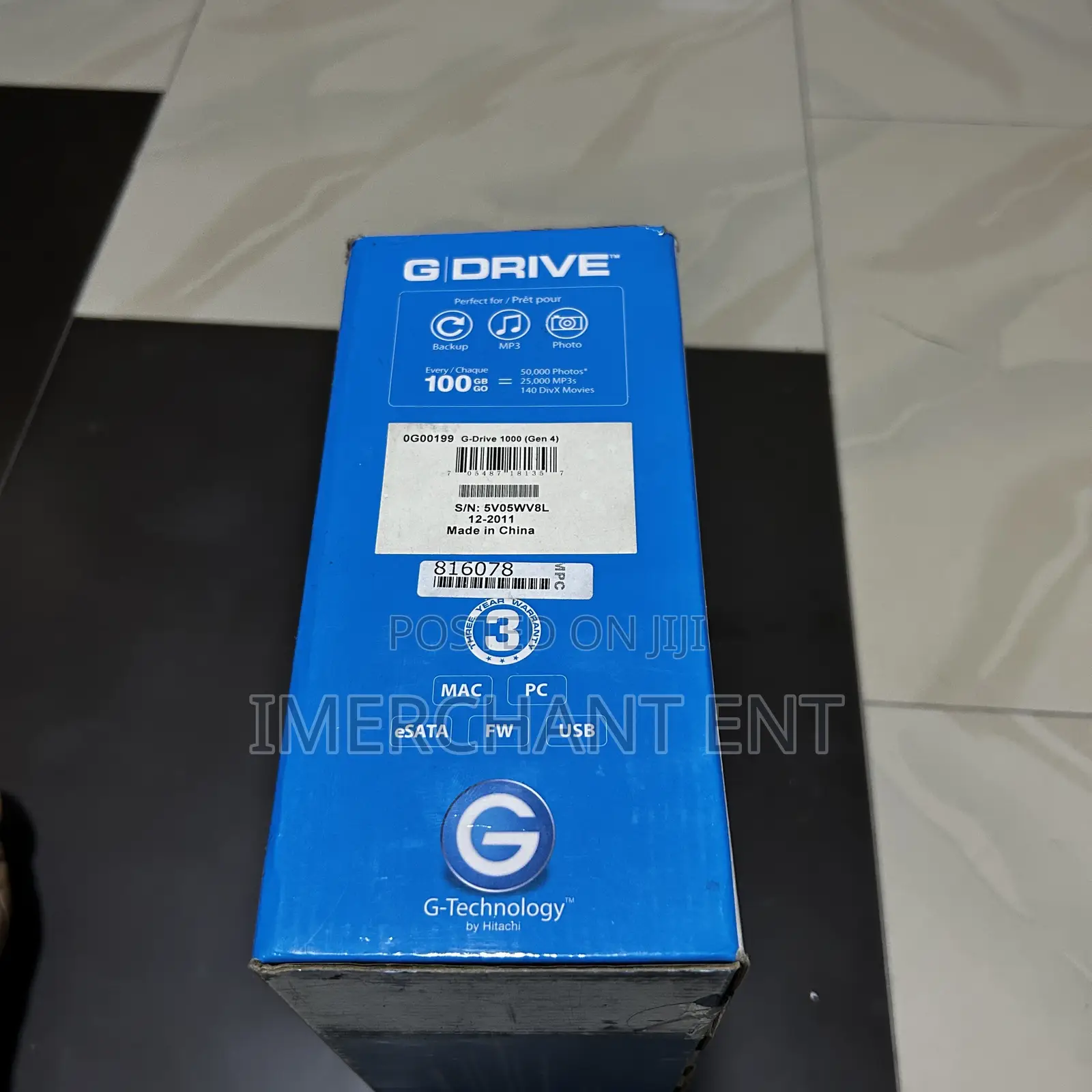 G Drive 1tb Backup Hard Drive