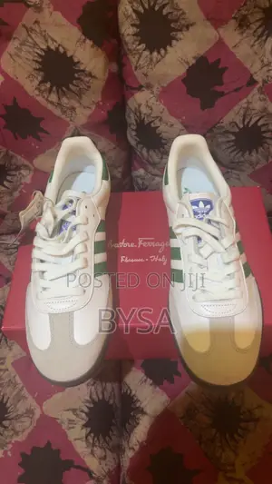 Adidas Samba OG White Green UK 9 Brand New
