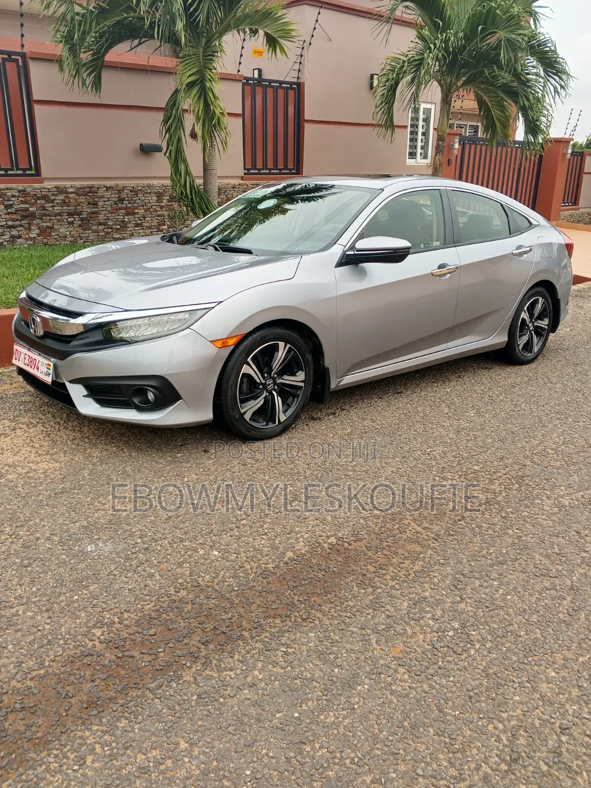 Honda Civic Touring Sedan 2018 Gray