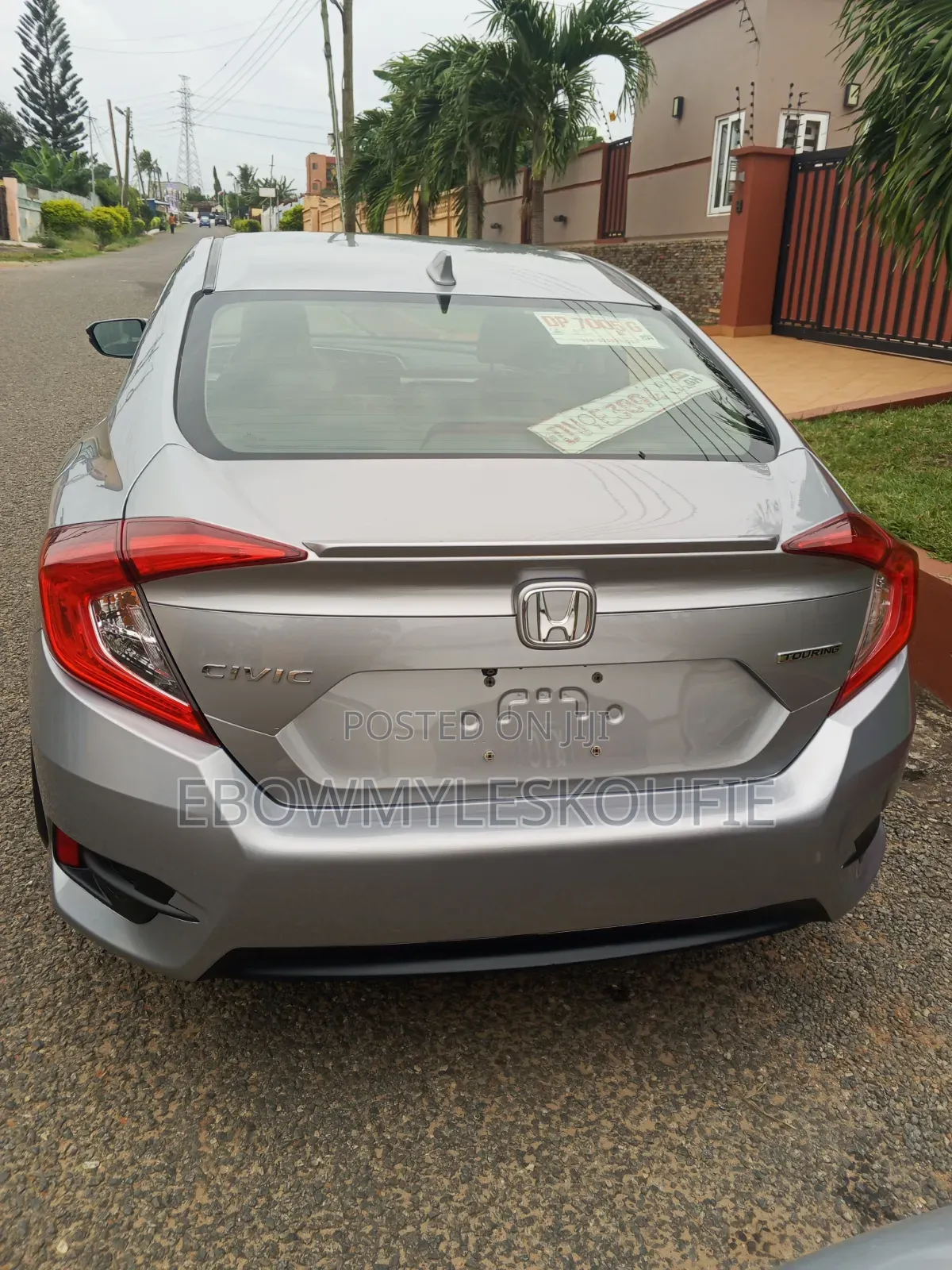 Honda Civic Touring Sedan 2018 Gray