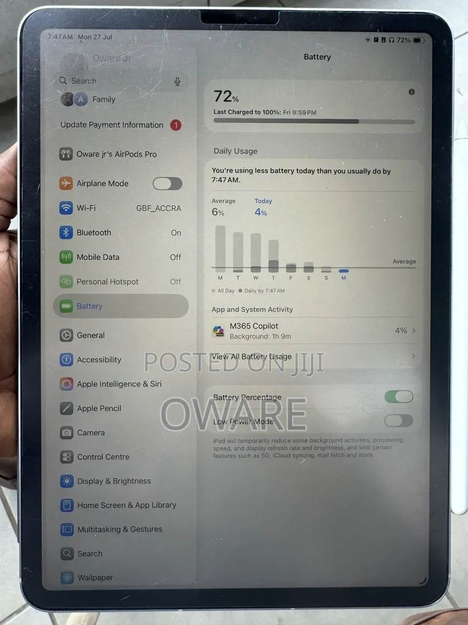 Apple iPad Pro 11 (2022) 128 GB Gray