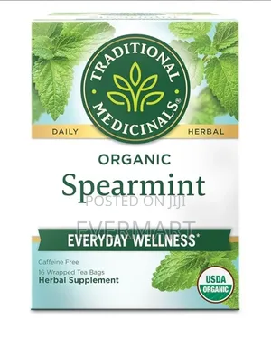 Traditional Medicinals Organic Spearmint Tea | Herbal Mint Tea