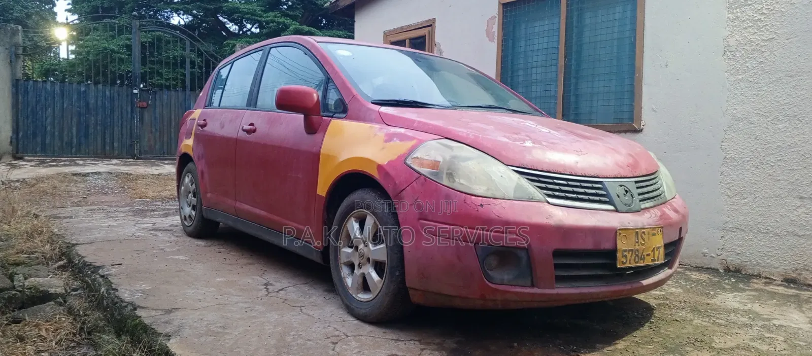 Nissan Versa 2008 Red