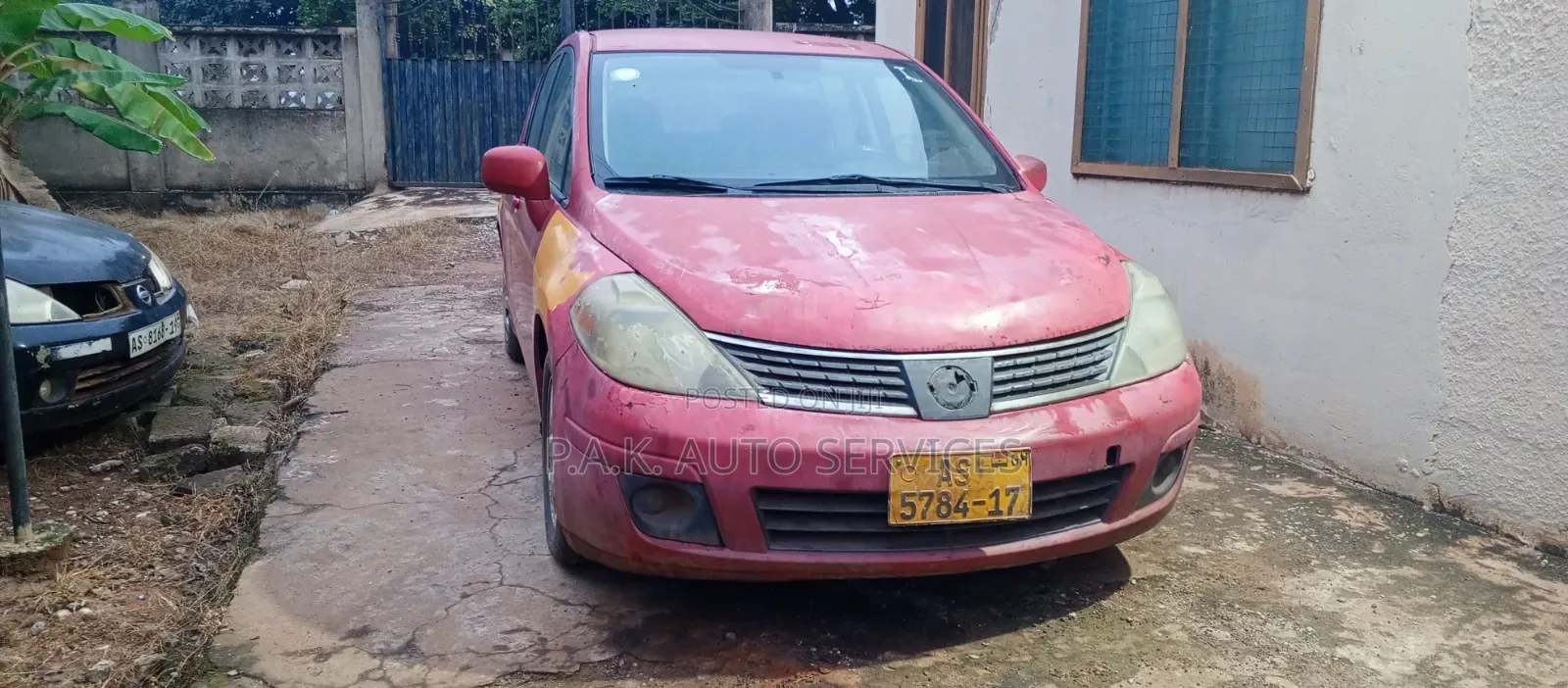 Nissan Versa 2008 Red