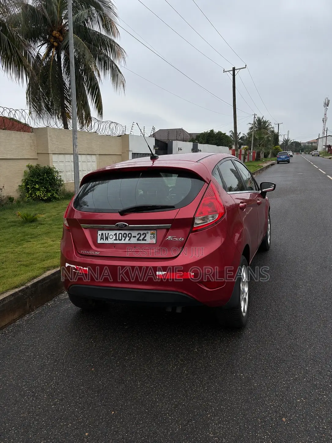 Ford Fiesta Titanium 4dr Hatchback (1.6L 4cyl 5M) 2014 Burgundy