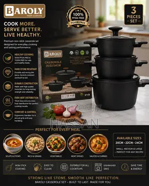 Casserole Pot Set 20/22/24