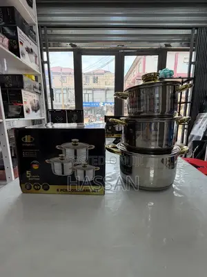 Cookware Set 6pcs 1.7/2.5/3.4Litres