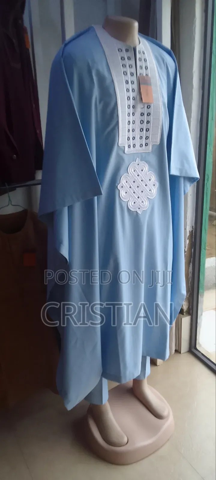 Luxurious Men's 3 Pieces of Agbada Set