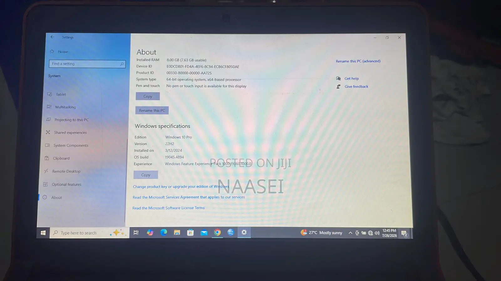 Laptop Dell Latitude 3350 8GB Intel Core i5 SSD 16 GB