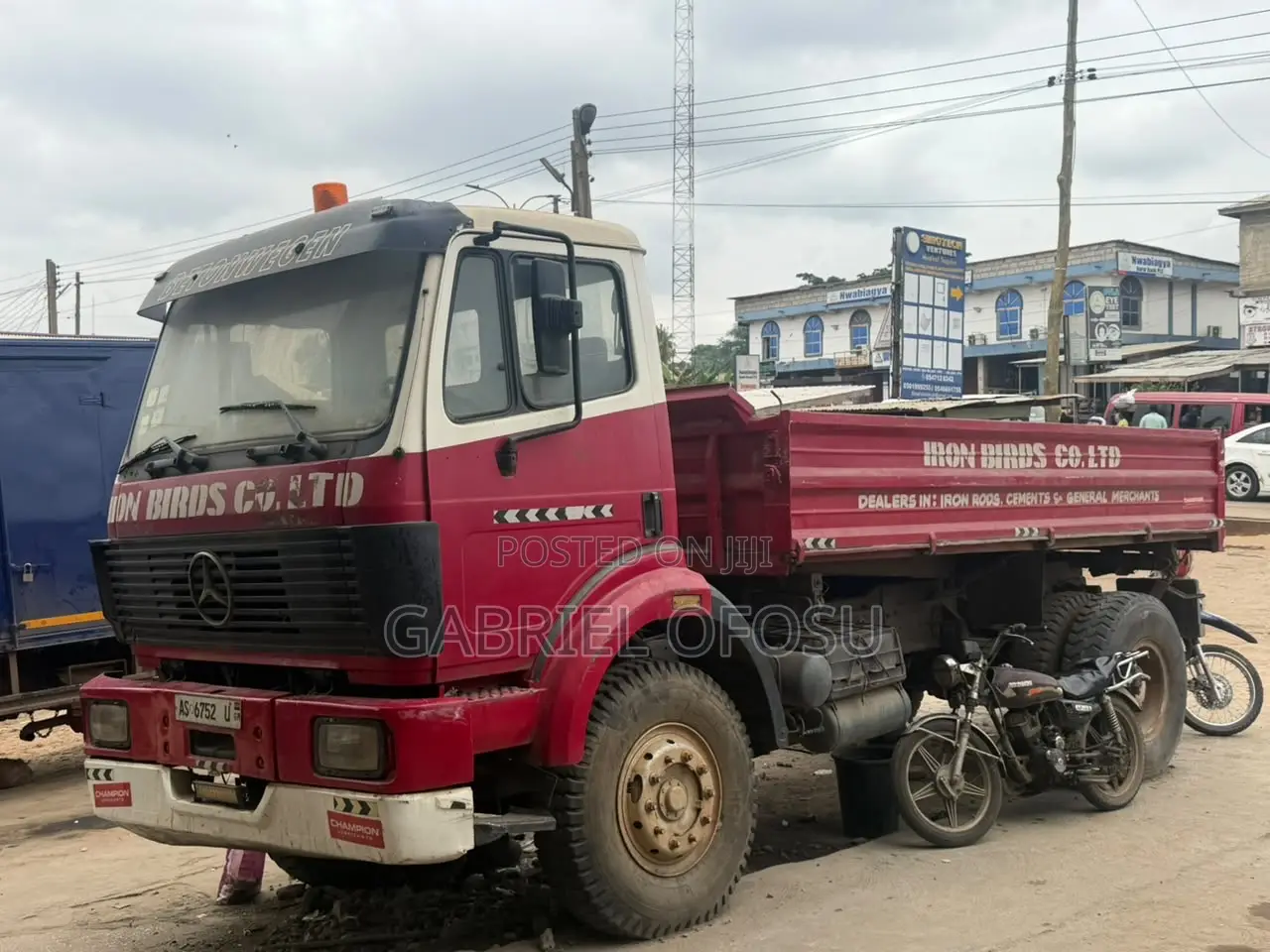 Mercedes-Benz Tipper Truck 1996 Red