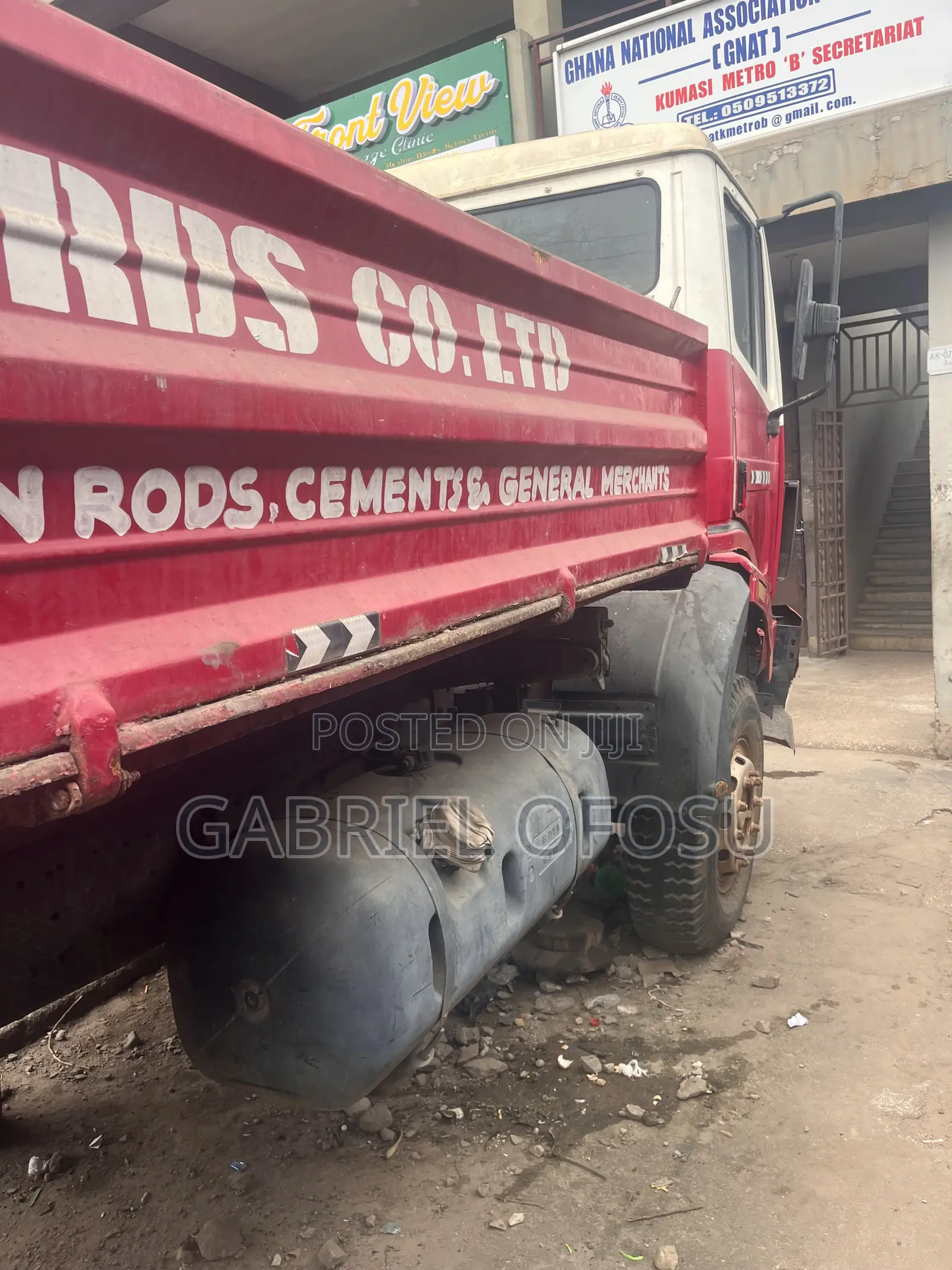 Mercedes-Benz Tipper Truck 1996 Red