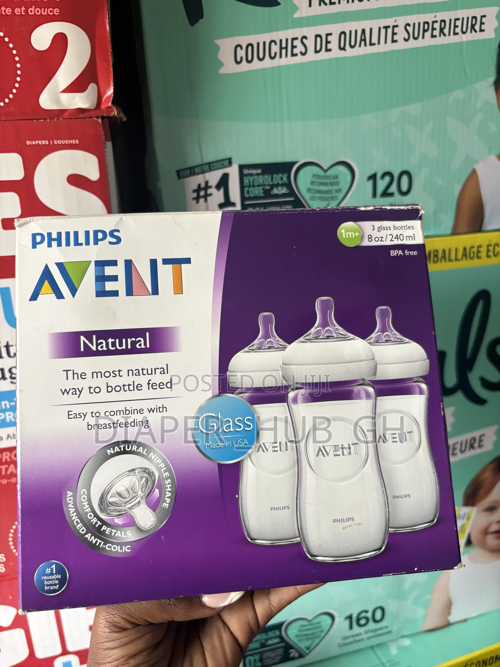 Philips Avent Glass Natural Baby Bottle